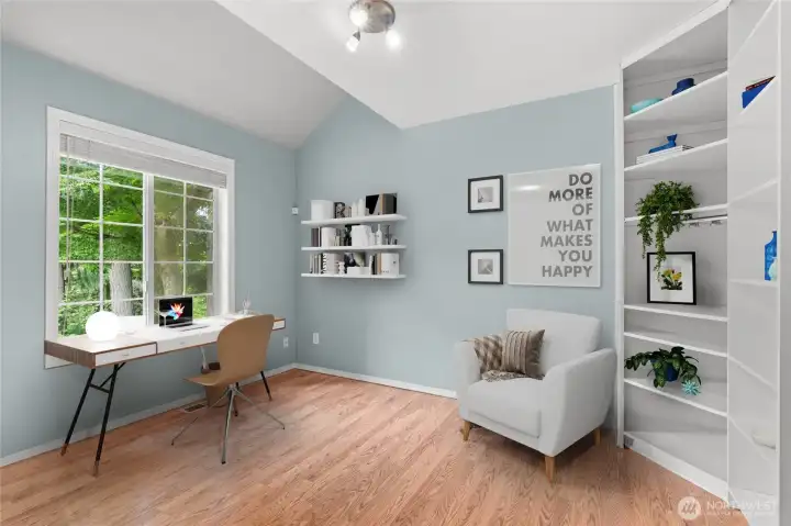 Dedicated Home Office/Den (Partially Digitally Staged)