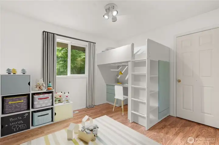 2nd Bedroom w/Additional Room Attached (Partially Digitally Staged)