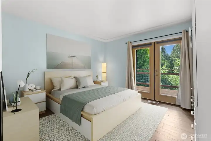Primary Bedroom (Partially Digitally Staged)