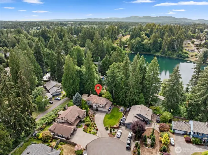 Aerial of Lake Proximity