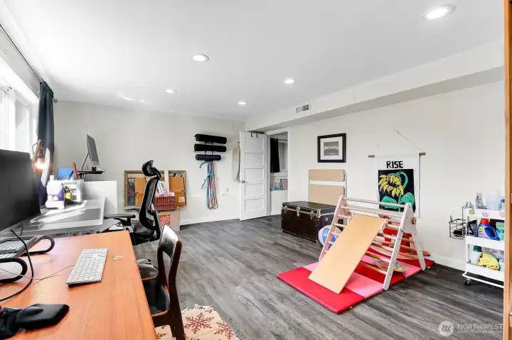 Family room in lower.