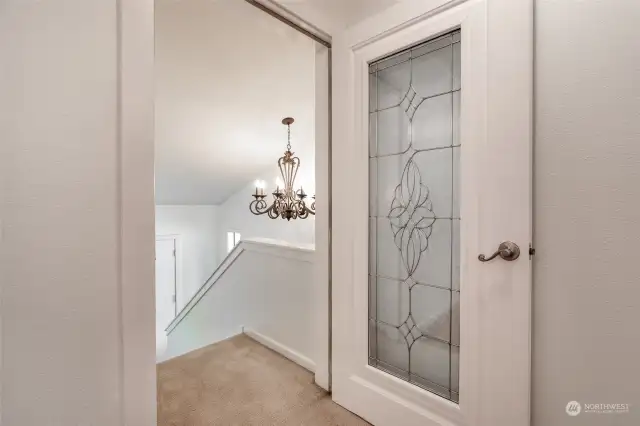 Separate door to unit keeps it cooler in the summer and warmer in the winter