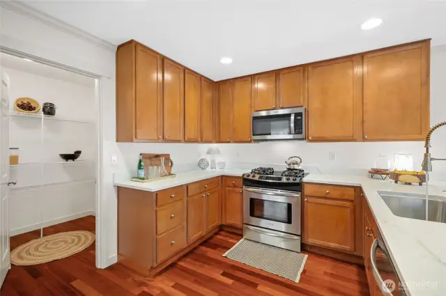 Indulge your culinary creativity in this kitchen.