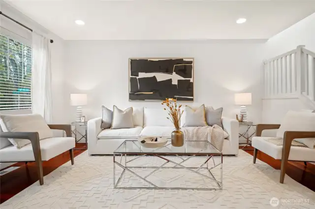 Light-filled formal living room.