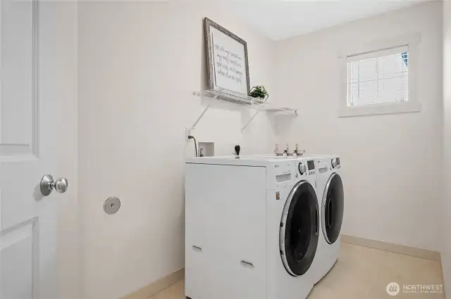 Laundry room.