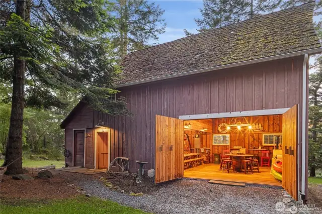 A great area to entertain or work on special projects.