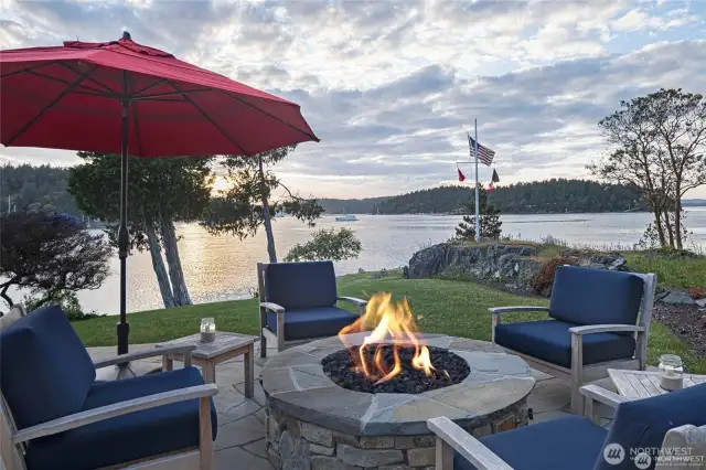 1 or 3 fire pits off the the main house living room.
