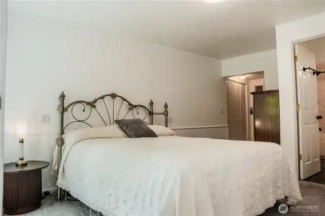 Primary bedroom on the main floor
