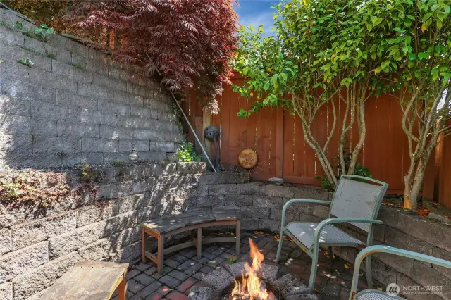 Pond and Fire Pit