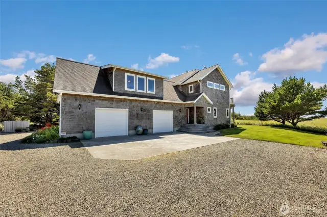 2 separate garages, 1 with shop, wired for 220