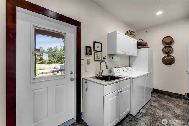 Utility Mudroom, half bath not shown