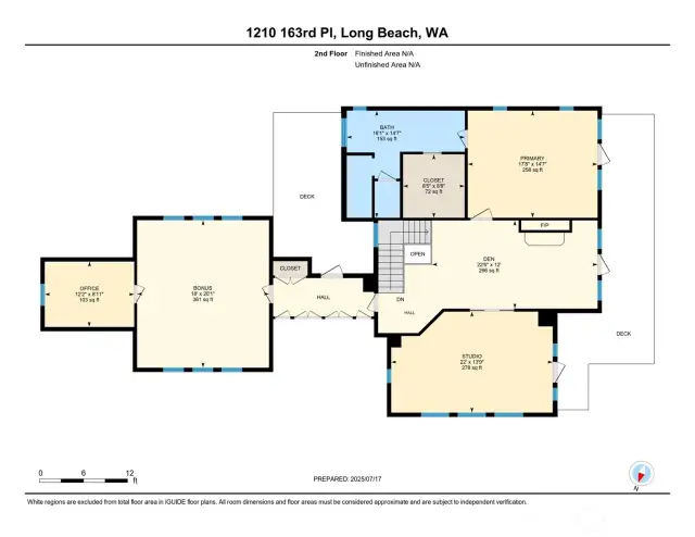 Upstairs Floorplan