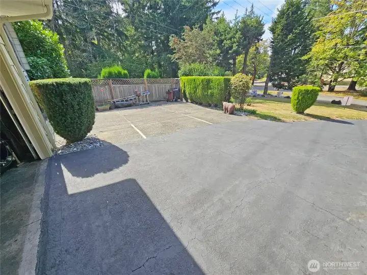 Extra off street parking