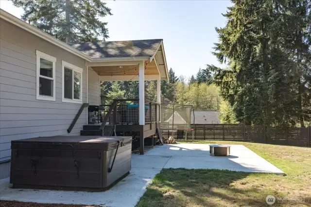 Large patio