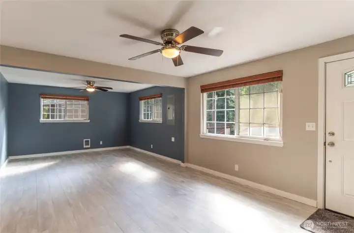 Entry and living room