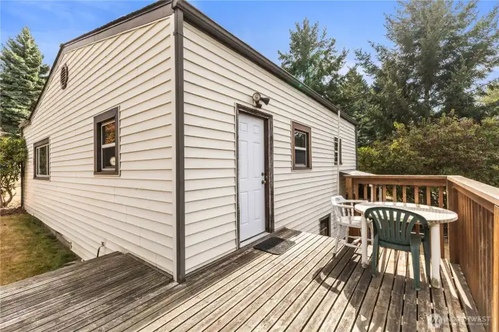 Back deck