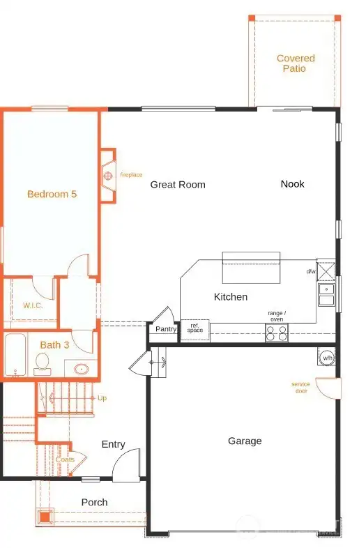 Main Floor Personalized Structural Options.