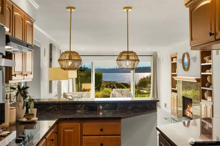 Updated double oven, Bosch DW, undermount sink and new faucet.