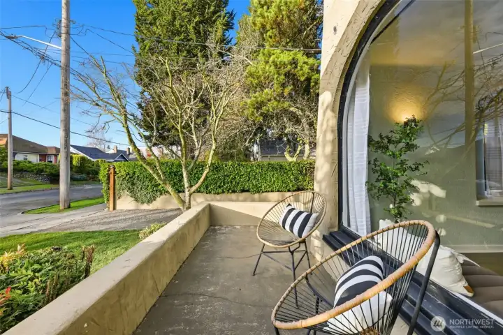 You will enjoy viewing the neighborhood from the front porch.