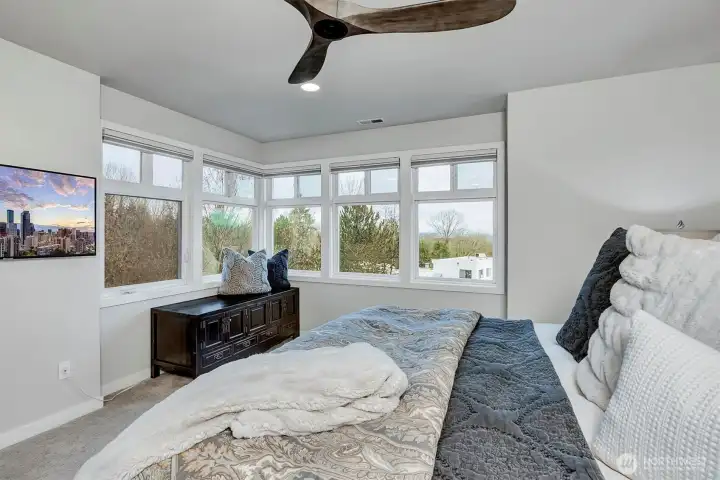 All new top down, bottom up 3 inch shades in home.