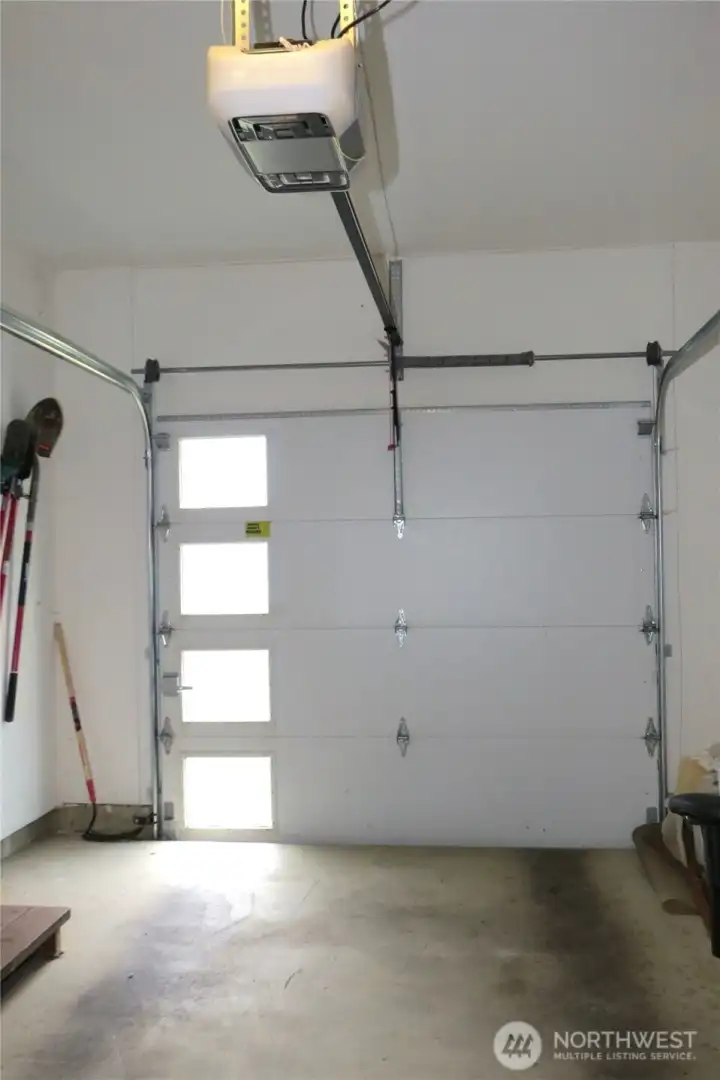 VIEW OF THE GARAGE DOOR!