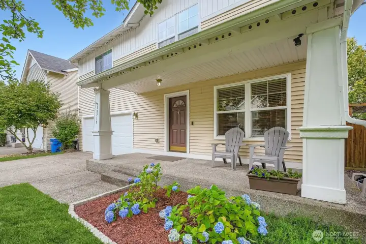 Relax on your spacious front porch