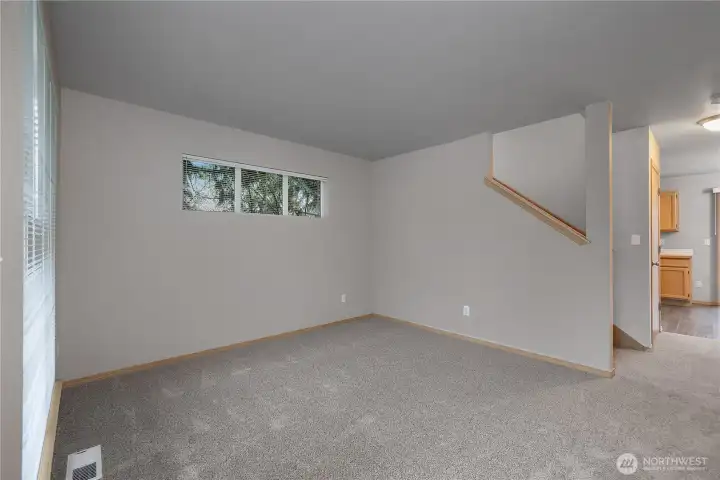 Formal living room greets you at the entry.