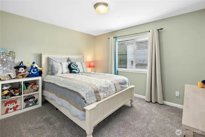 3rd bedroom with walk in closet to the right