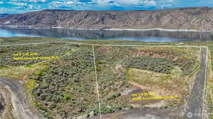 Lot 1 46020 Arrowleaf Canyon Dr N has 5.08 acres with open Lake Roosevelt views and surrounding mountain views