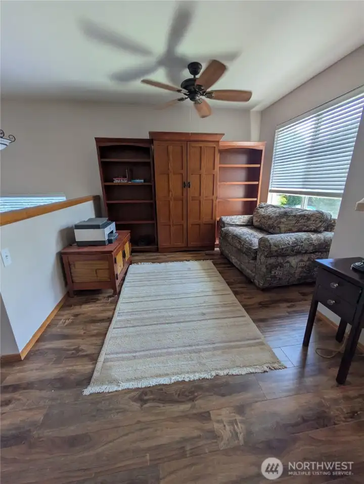 upstairs versatile loft office/play area/gaming space