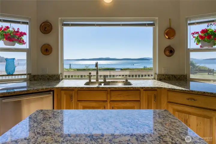 Hard to beat kitchen views.