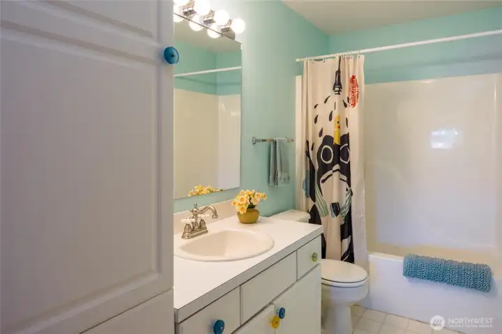 Upstairs bathroom.