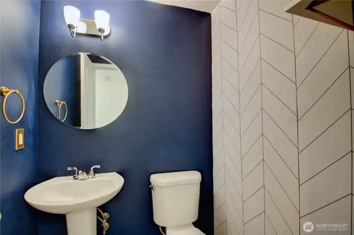 Powder Half Bath downstairs Powder Half Bath downstairs