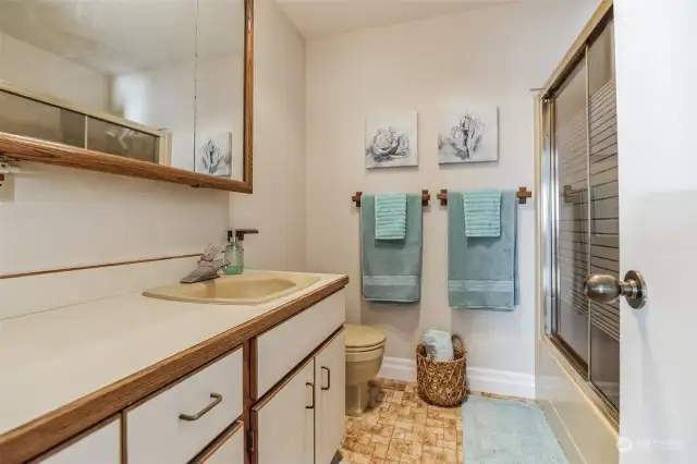 Upstairs guest bath