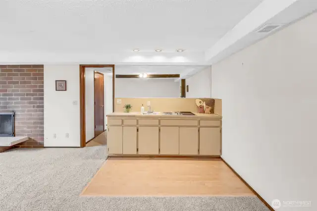 Rec room kitchenette