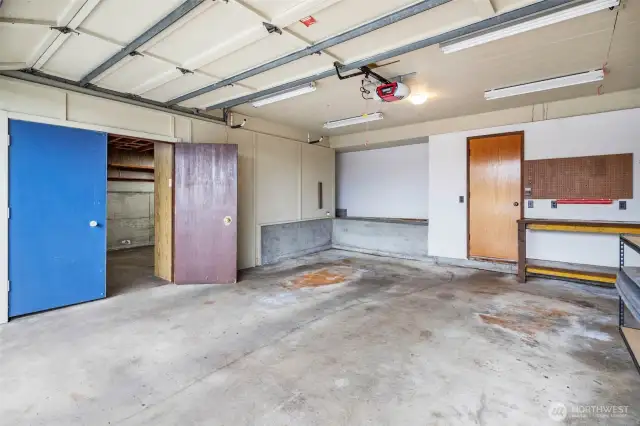 Two-car garage
