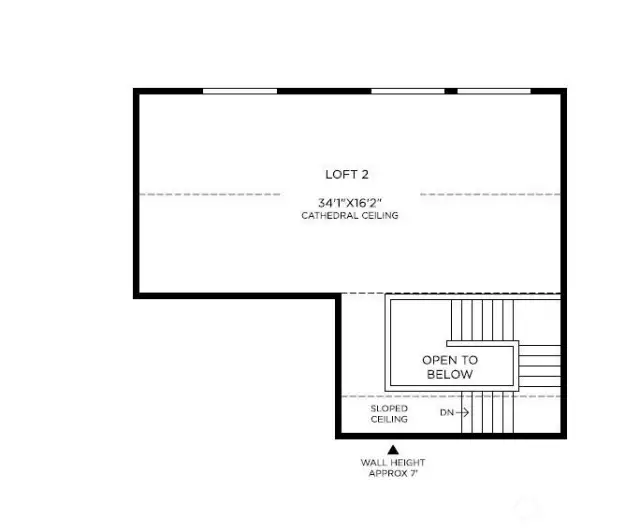 Floor plan layout used for illustrative purposes only. All designs, orientations, measurements, features, and available options will vary.