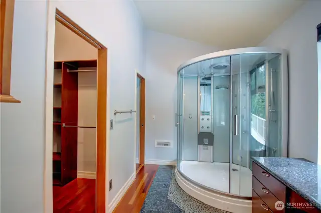 Primary Bathroom with Ariel Shower