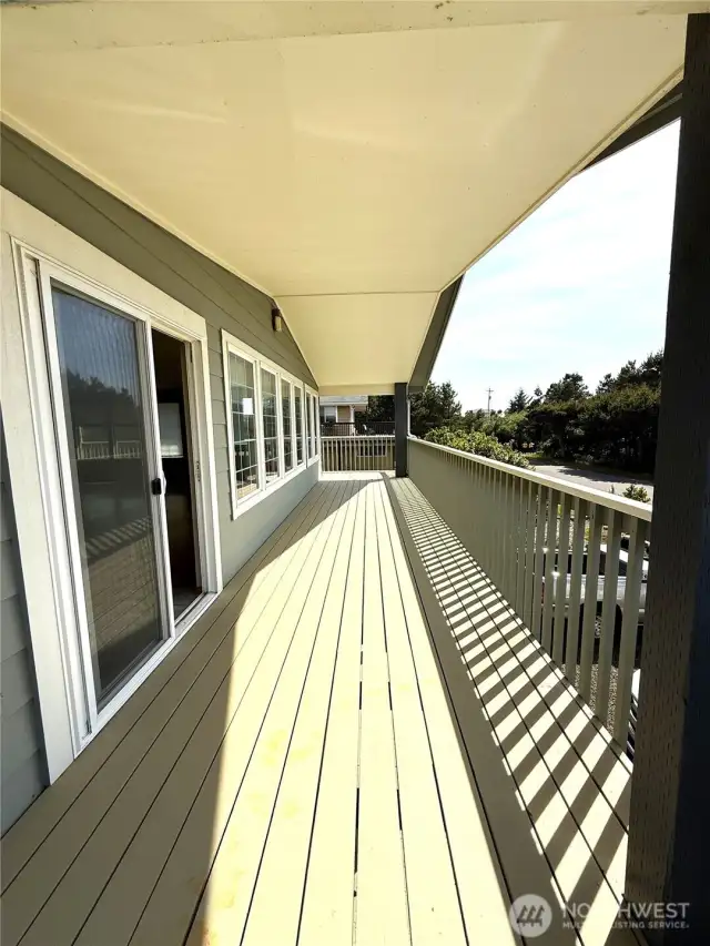 Upper covered Balcony