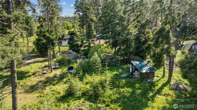 Aerial of the property