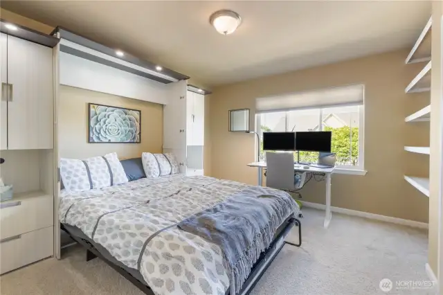 Additional view of the fourth bedroom and Murphy bed.