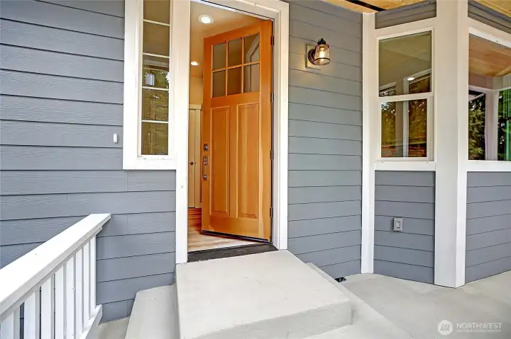 Covered Front Entry