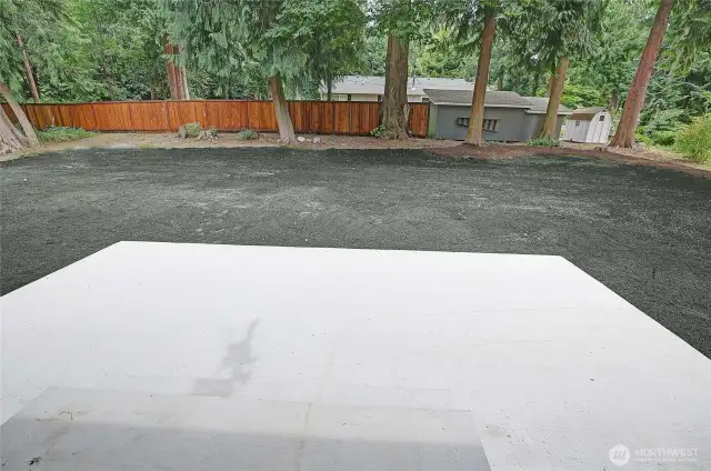 Rear Exterior View with Patio