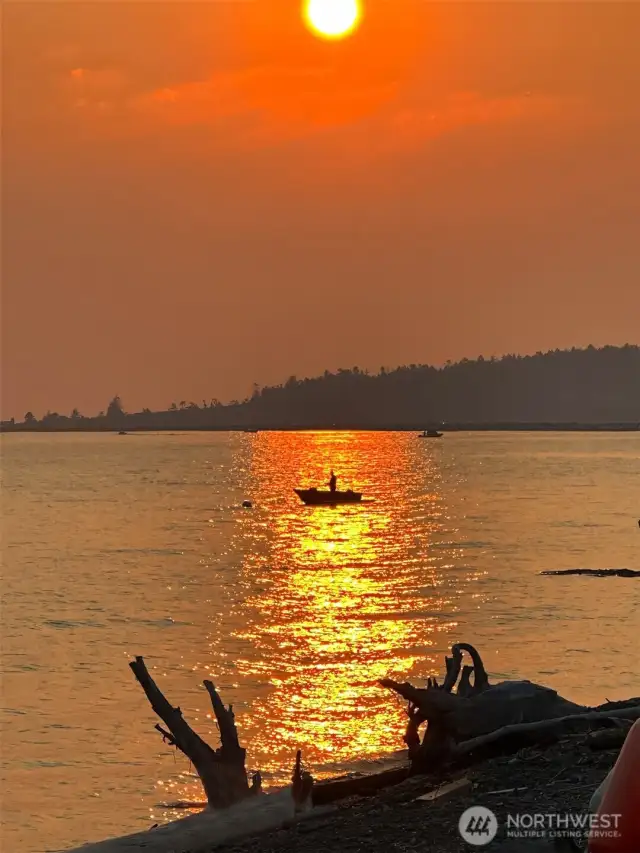 The sunsets are beautiful and allow you to kayak and swim until late in the evening.