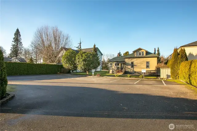 Large parking area
