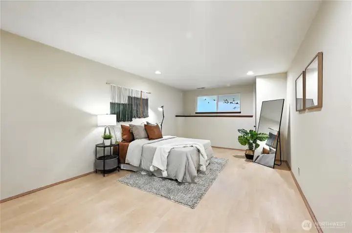 The lower level holds 800 sf of finished space that is ready for whatever you've got in mind!
