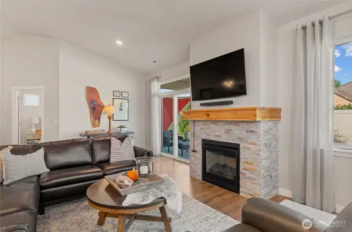Gas fireplace
