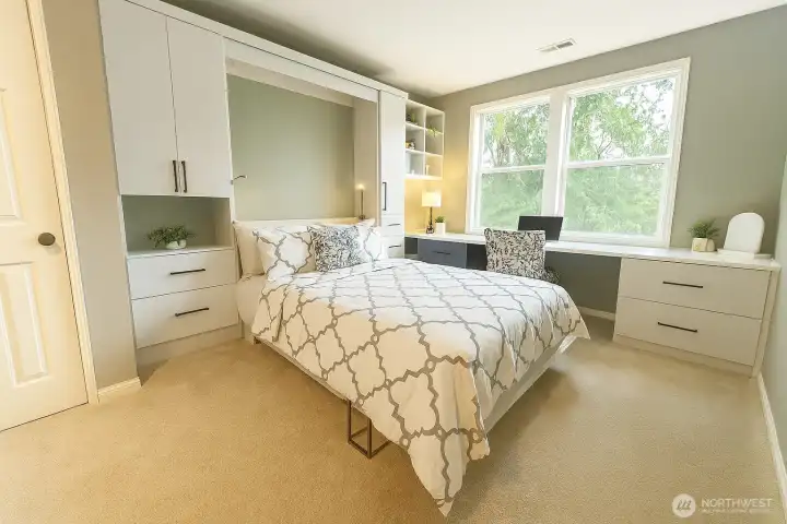 Virtual Staged murphy bed