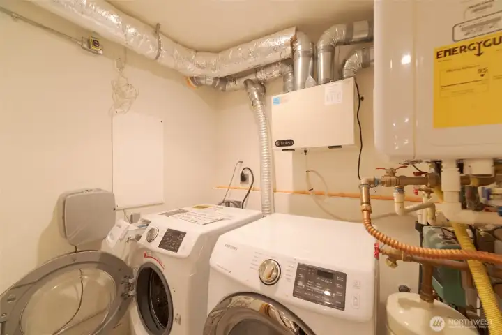 Spacious utility room