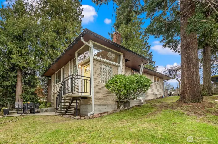 Mid-century styling.